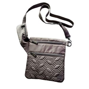 Lug Skipper VL Crossbody Bag Purse Quilted - Walnut